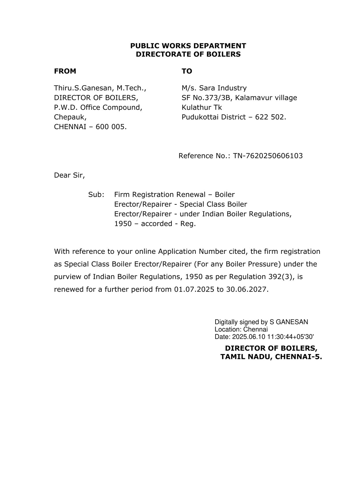 Public Works Tamilnadu